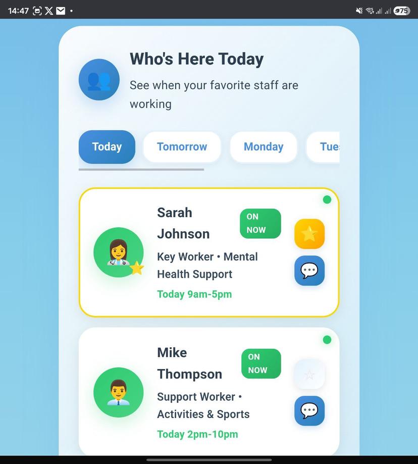KIDZAPP Dashboard - Hello Emma with level progress